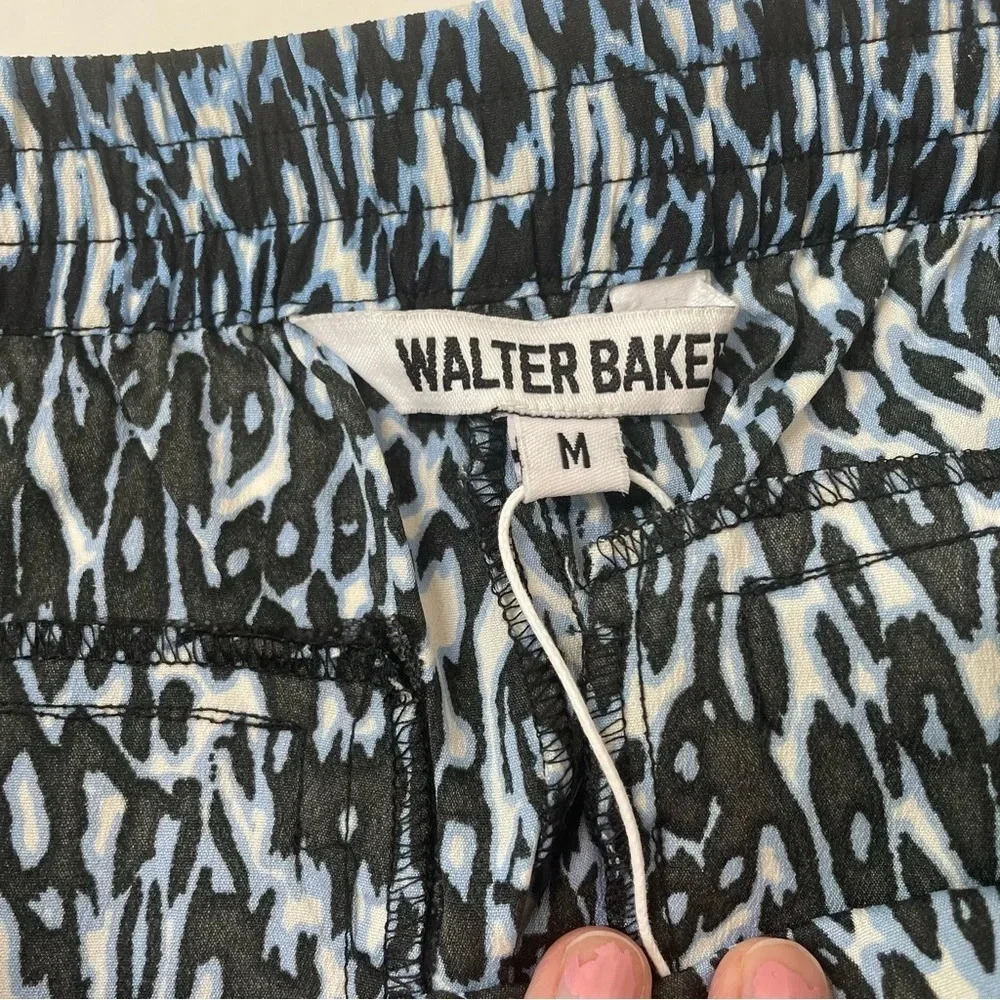 NEW Walter Baker Celia Leopard Print Joggers Size Medium - Picture 6 of 13